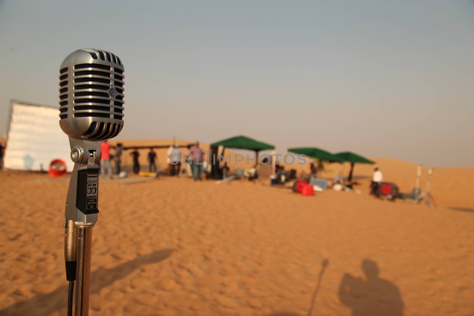 Vintage Microphone closeup