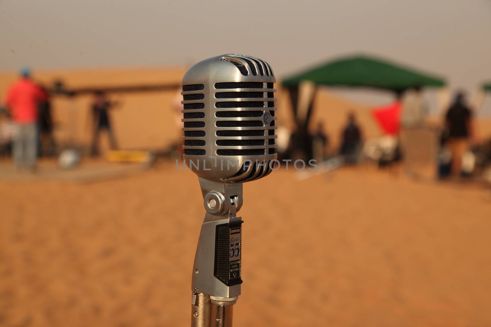 Vintage Microphone closeup