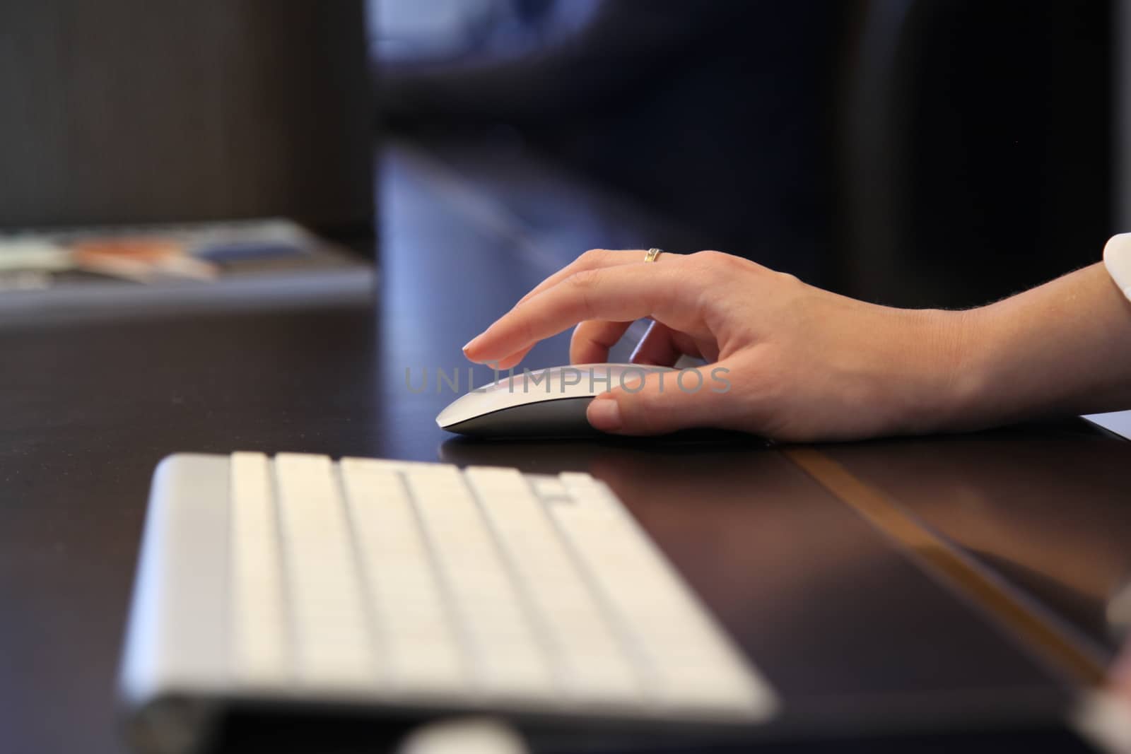 Computer Mouse in a hand