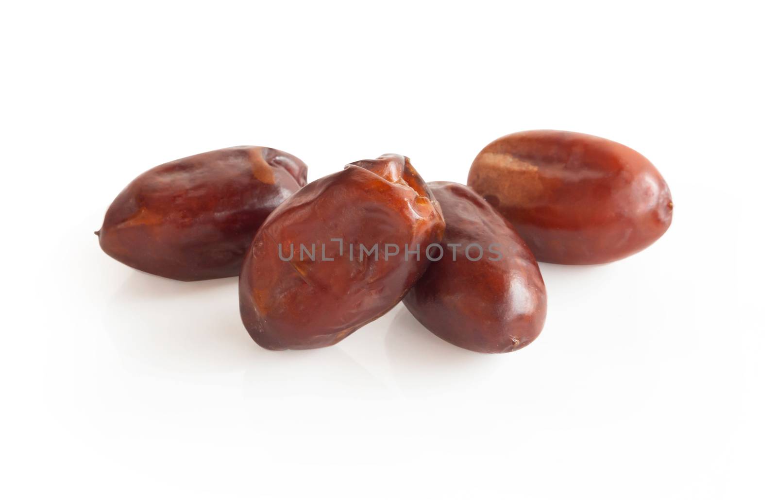 Date palm isolated on white background, Food healthy concept
