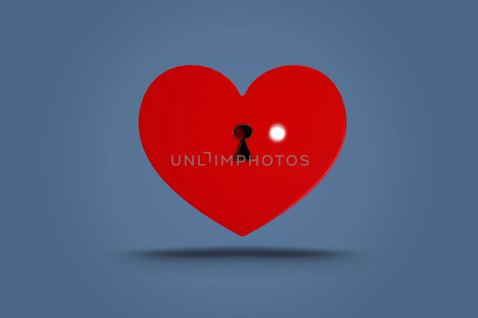 Composite image of love heart lock by Wavebreakmedia