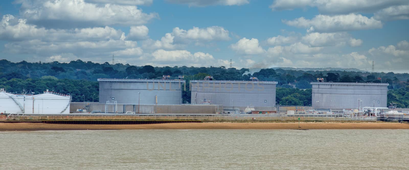 Fuel Tanks on Coast of Gibralter by dbvirago