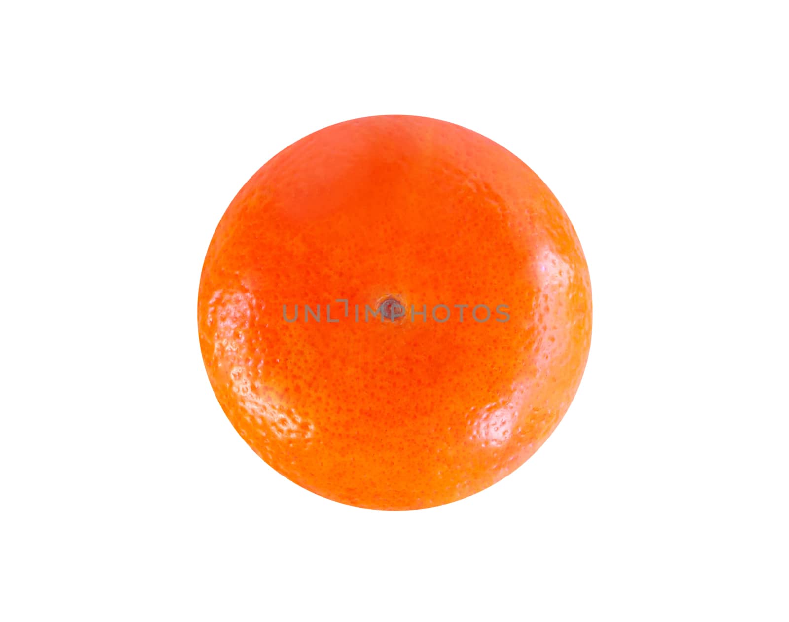 Fresh orange fruit isolated on white background