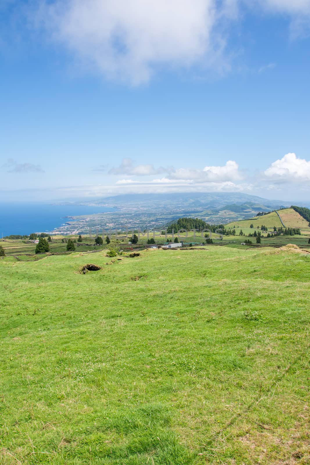 Walk on the Azores archipelago. Discovery of the island of Sao Miguel, Azores. Portugal