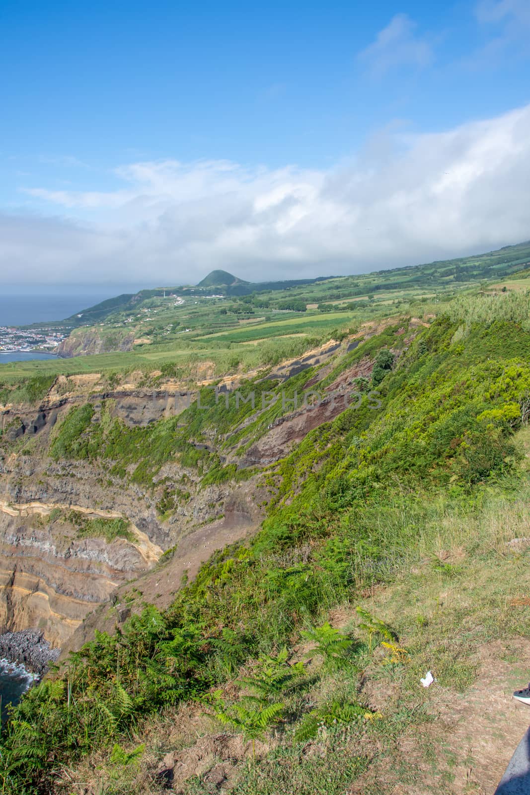 Walk on the Azores archipelago. Discovery of the island of Sao Miguel, Azores. Portugal