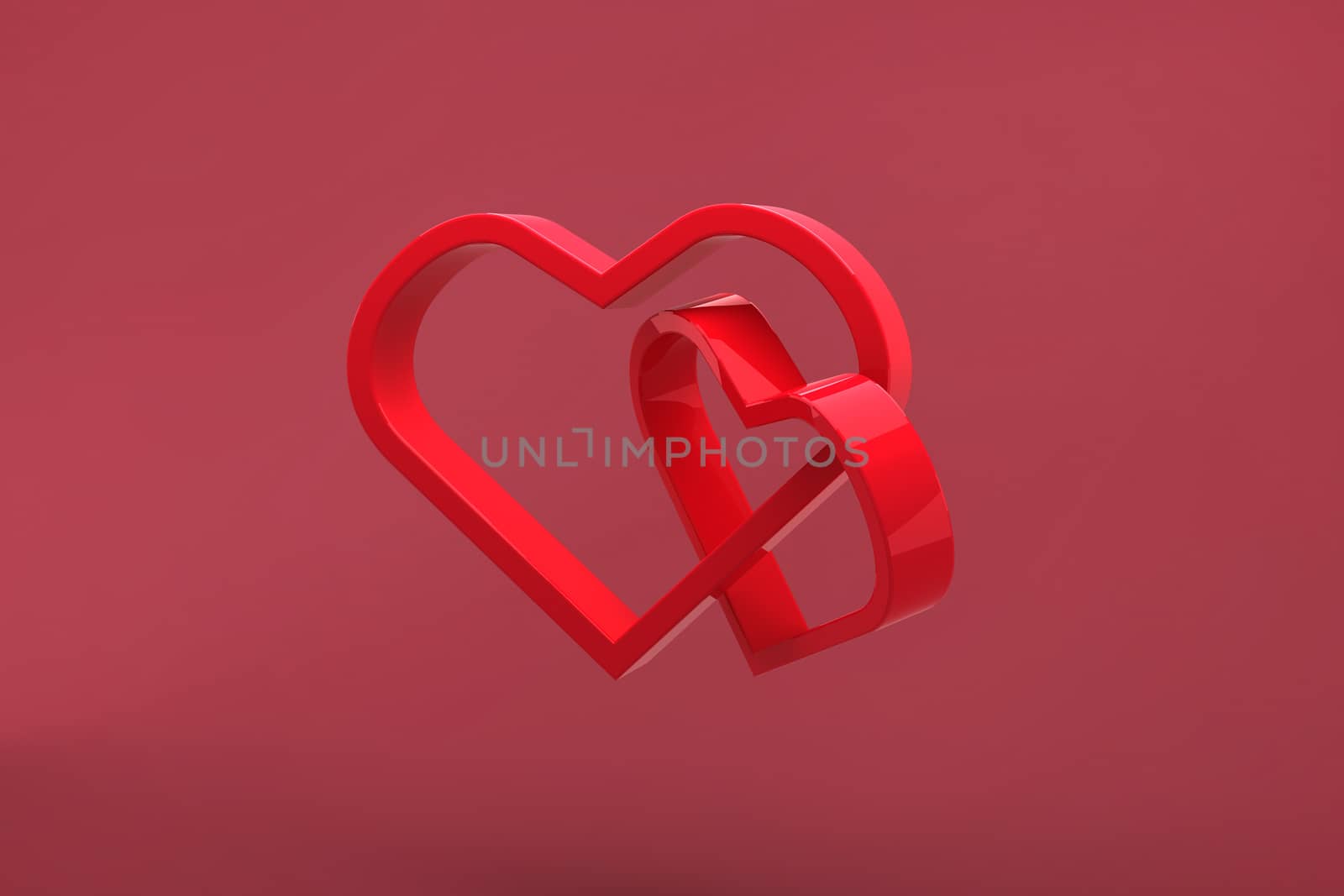 Composite image of linking hearts by Wavebreakmedia