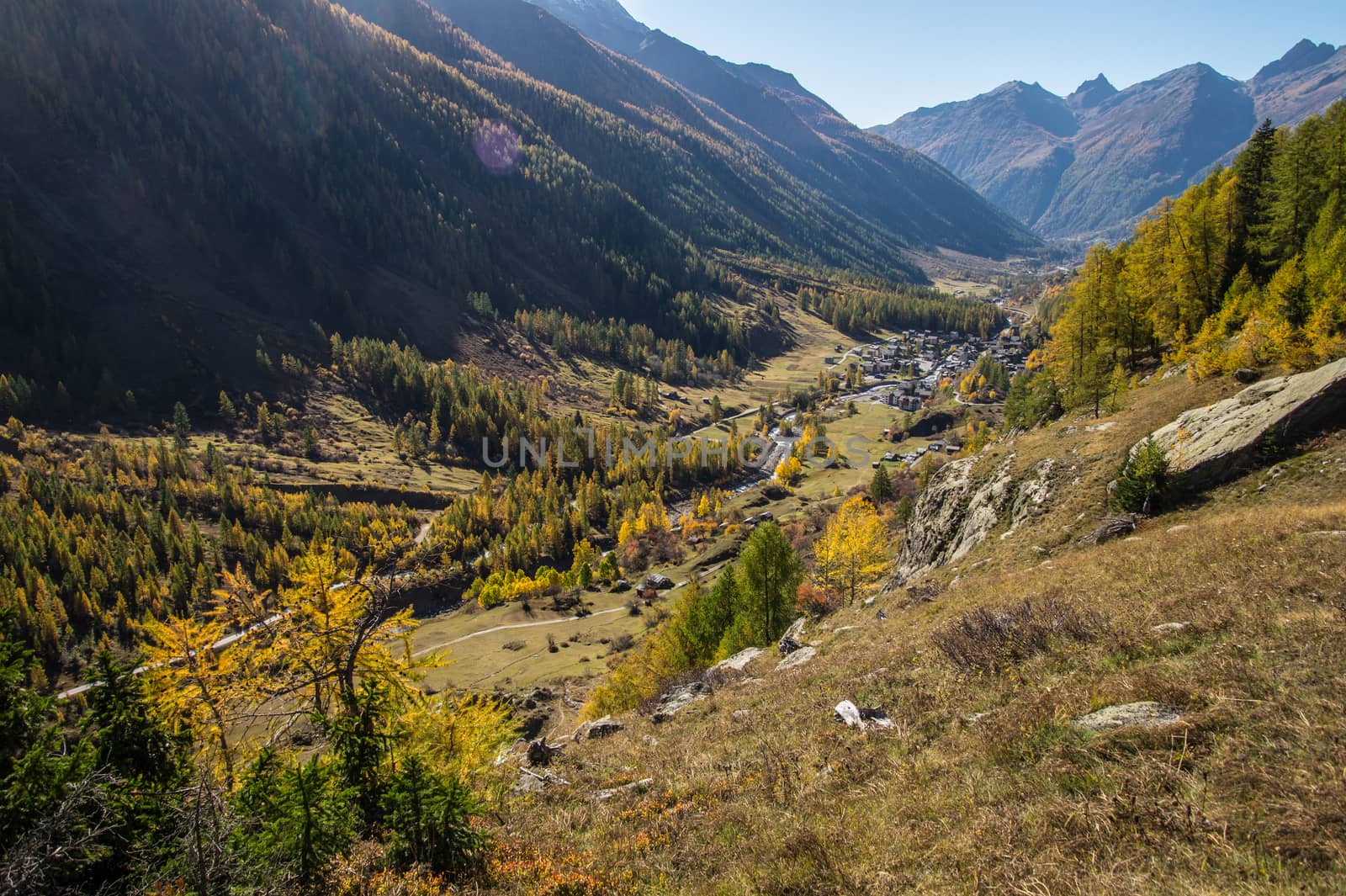 blatten in loschental in swiss