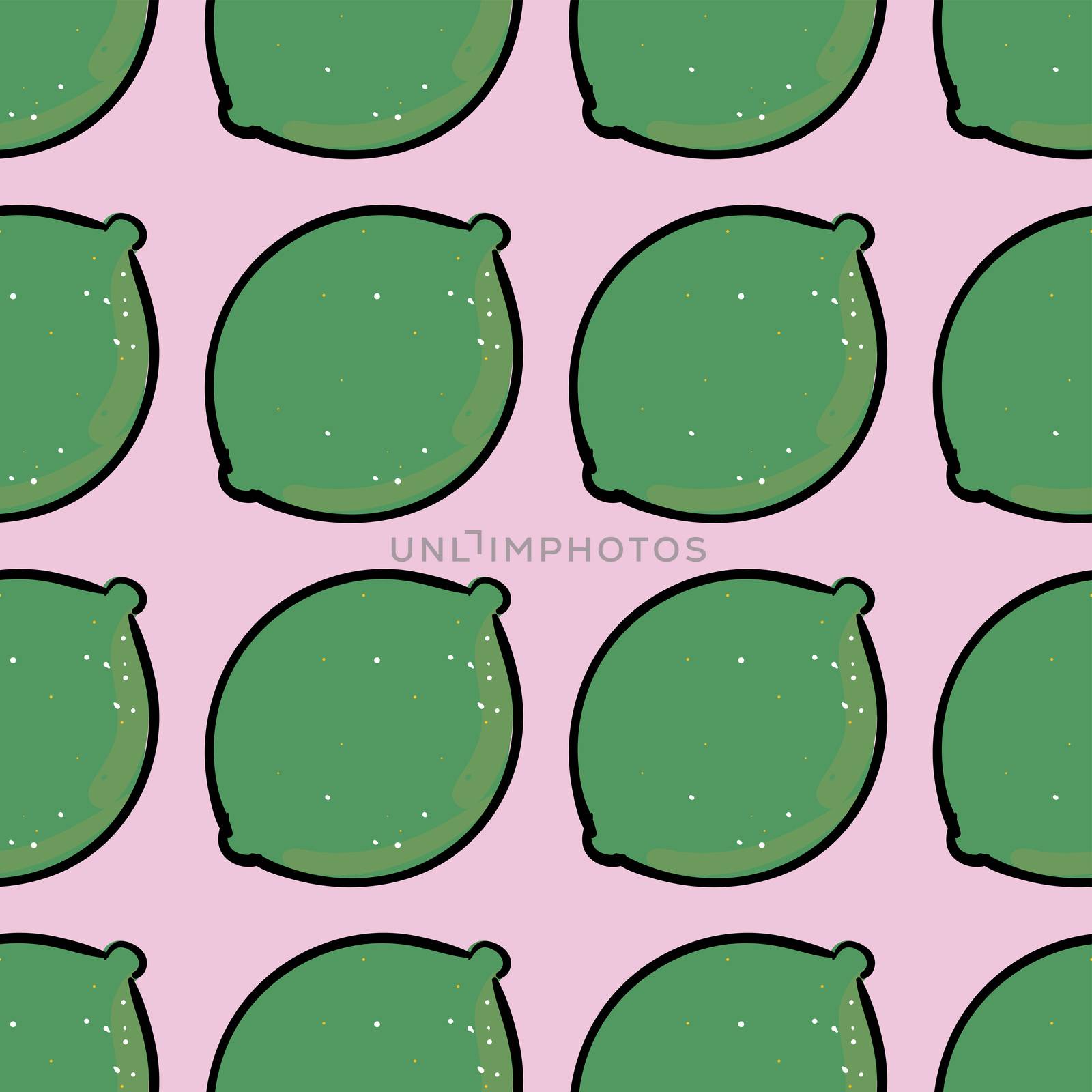 Lime pattern , illustration, vector on white background