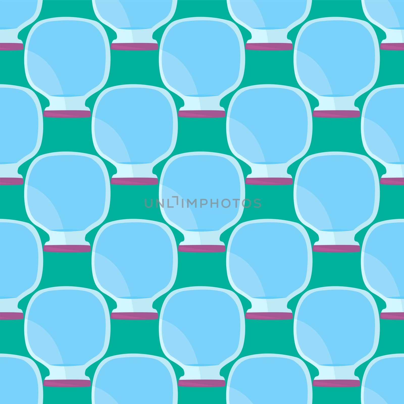 Empty jars pattern , illustration, vector on white background by Morphart