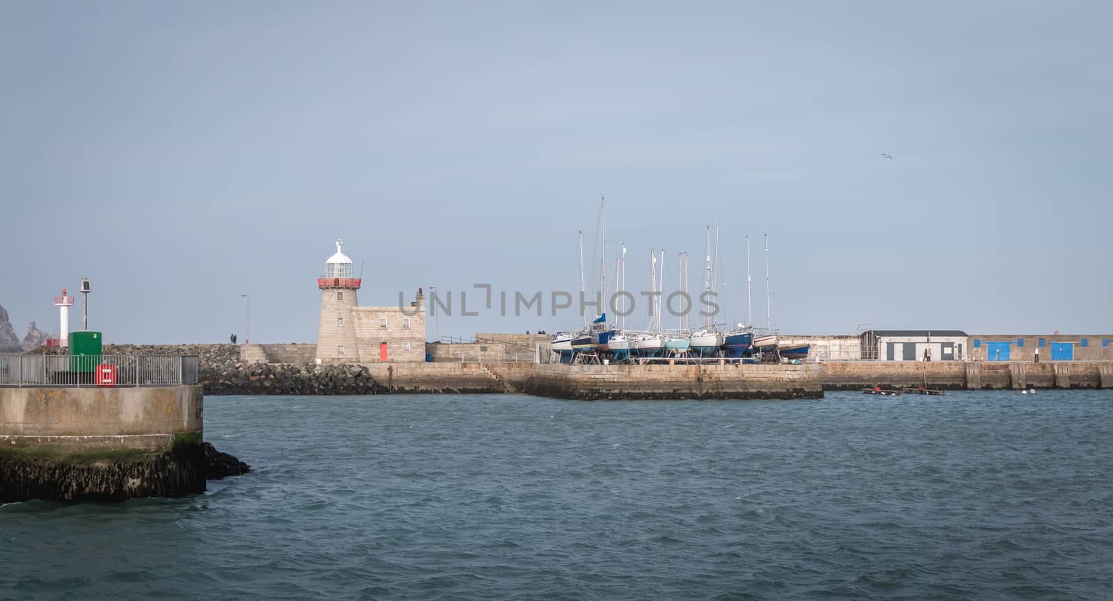 view of the fishing port of Howth, Ireland by AtlanticEUROSTOXX