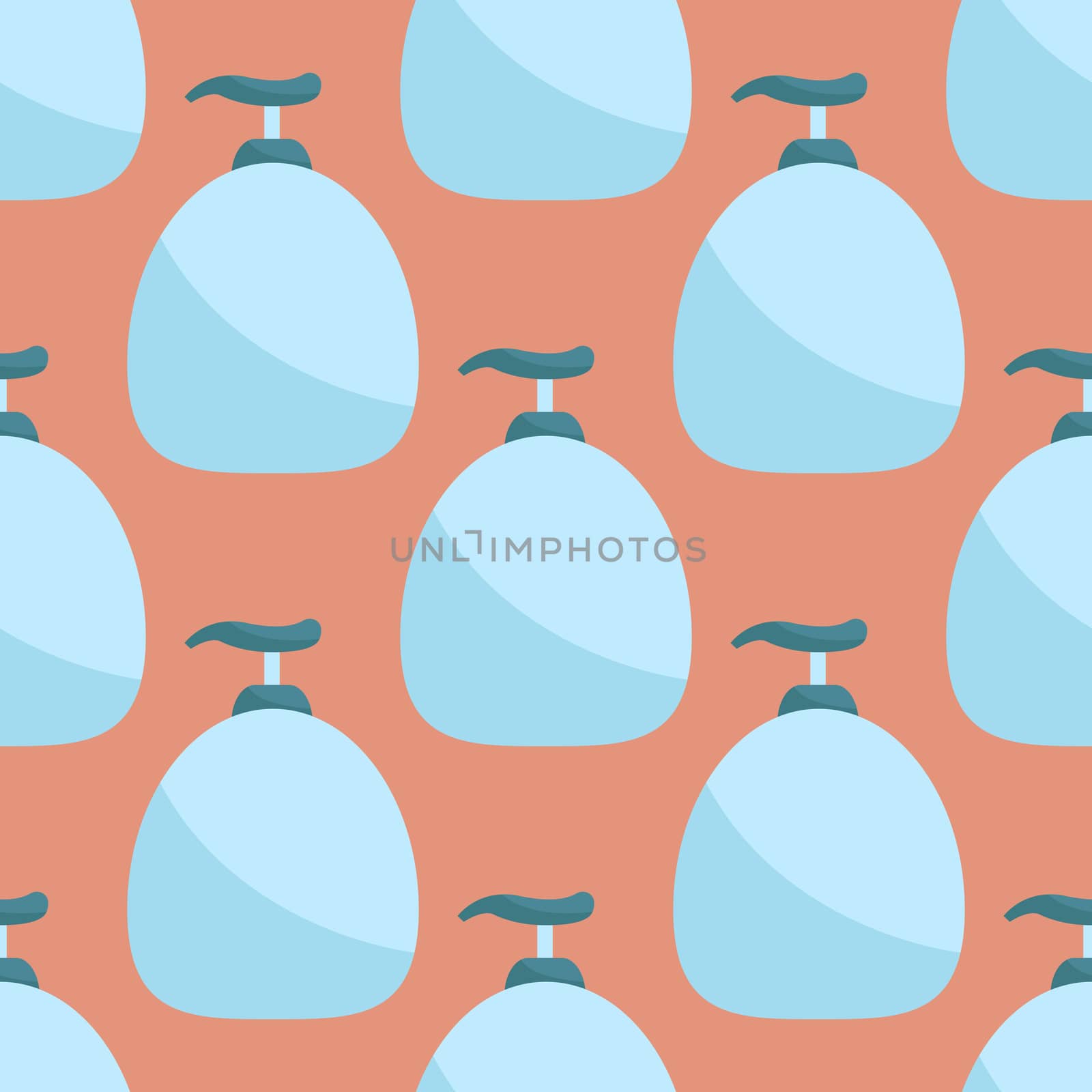 Liquid soap pattern , illustration, vector on white background by Morphart