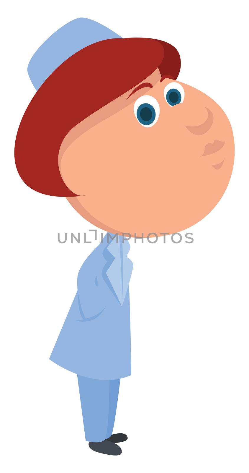 Paramedic person , illustration, vector on white background