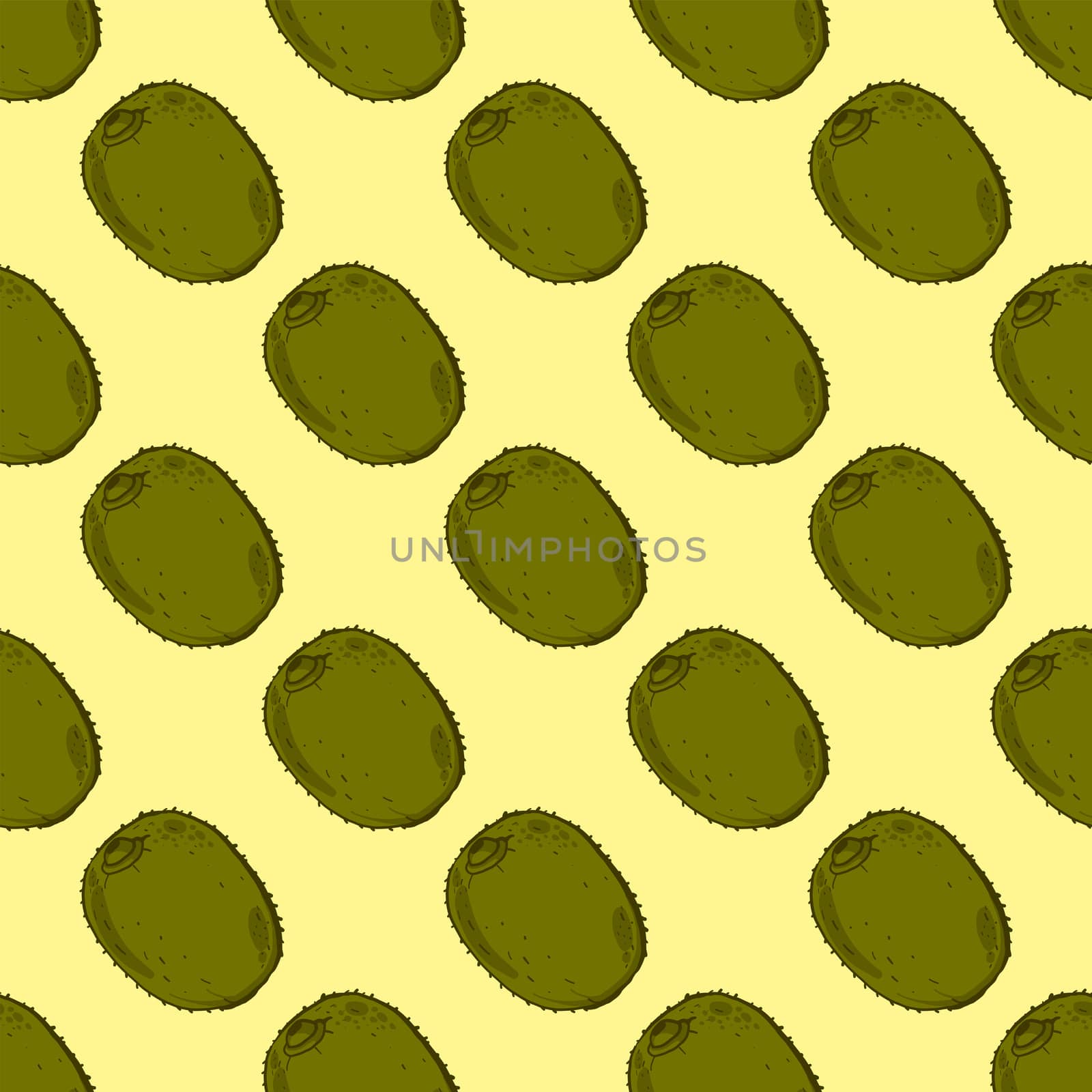 Green olives pattern , illustration, vector on white background