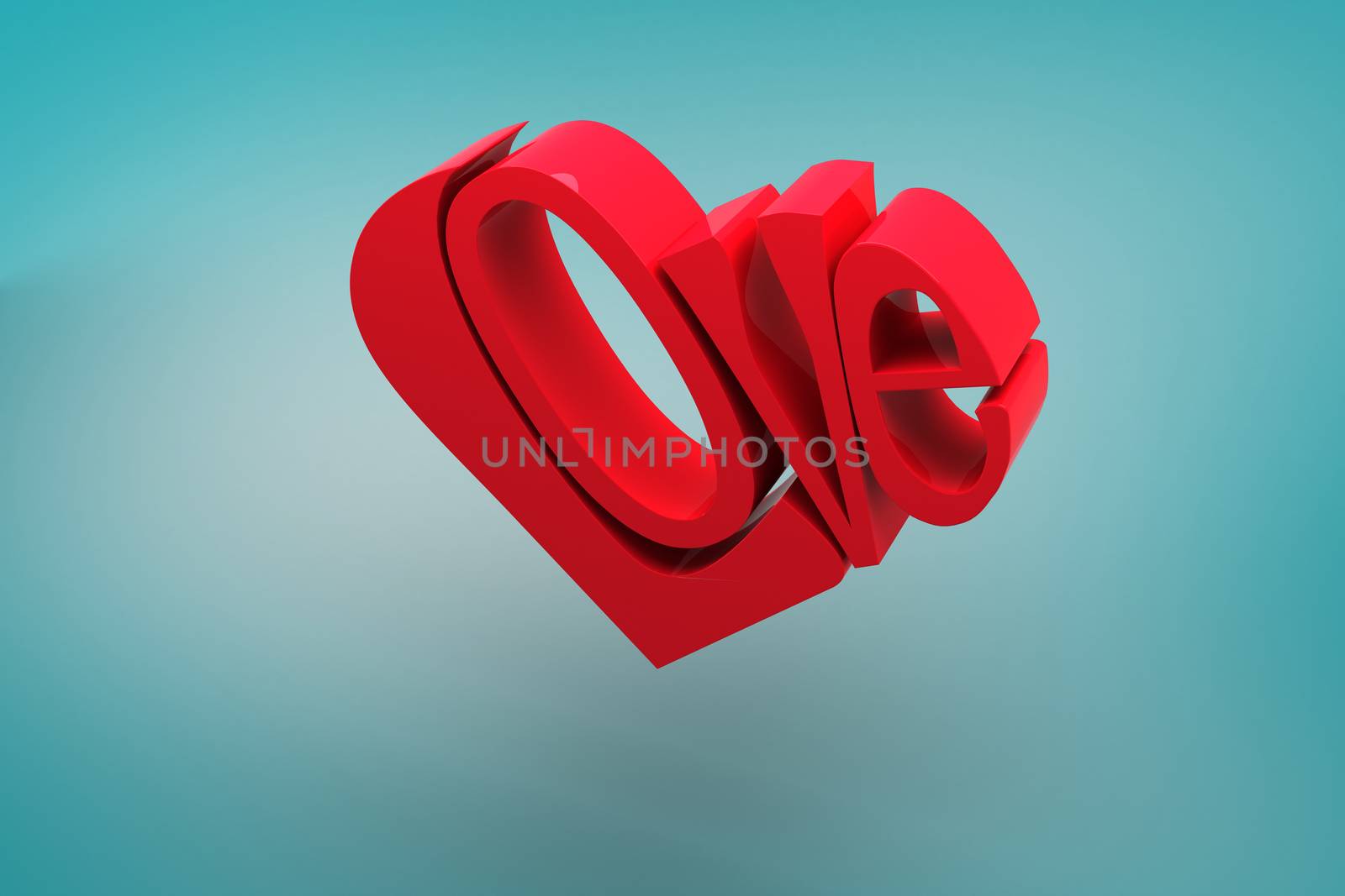 Composite image of love heart by Wavebreakmedia