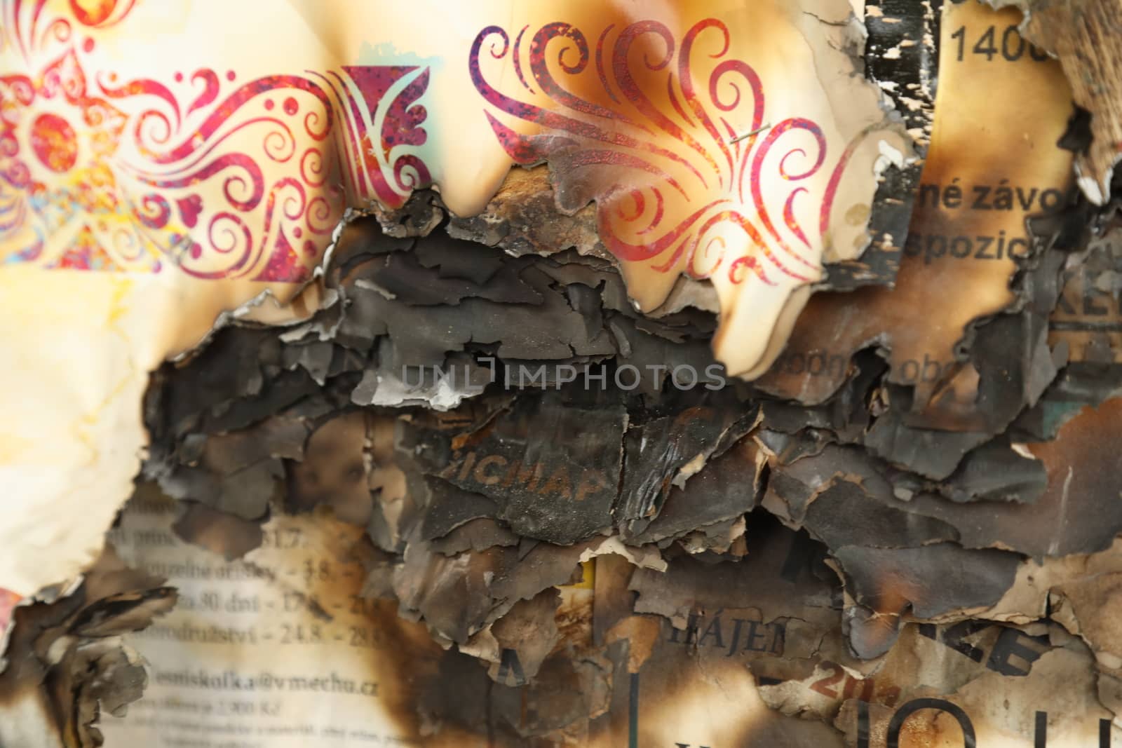Burning Paper Texture