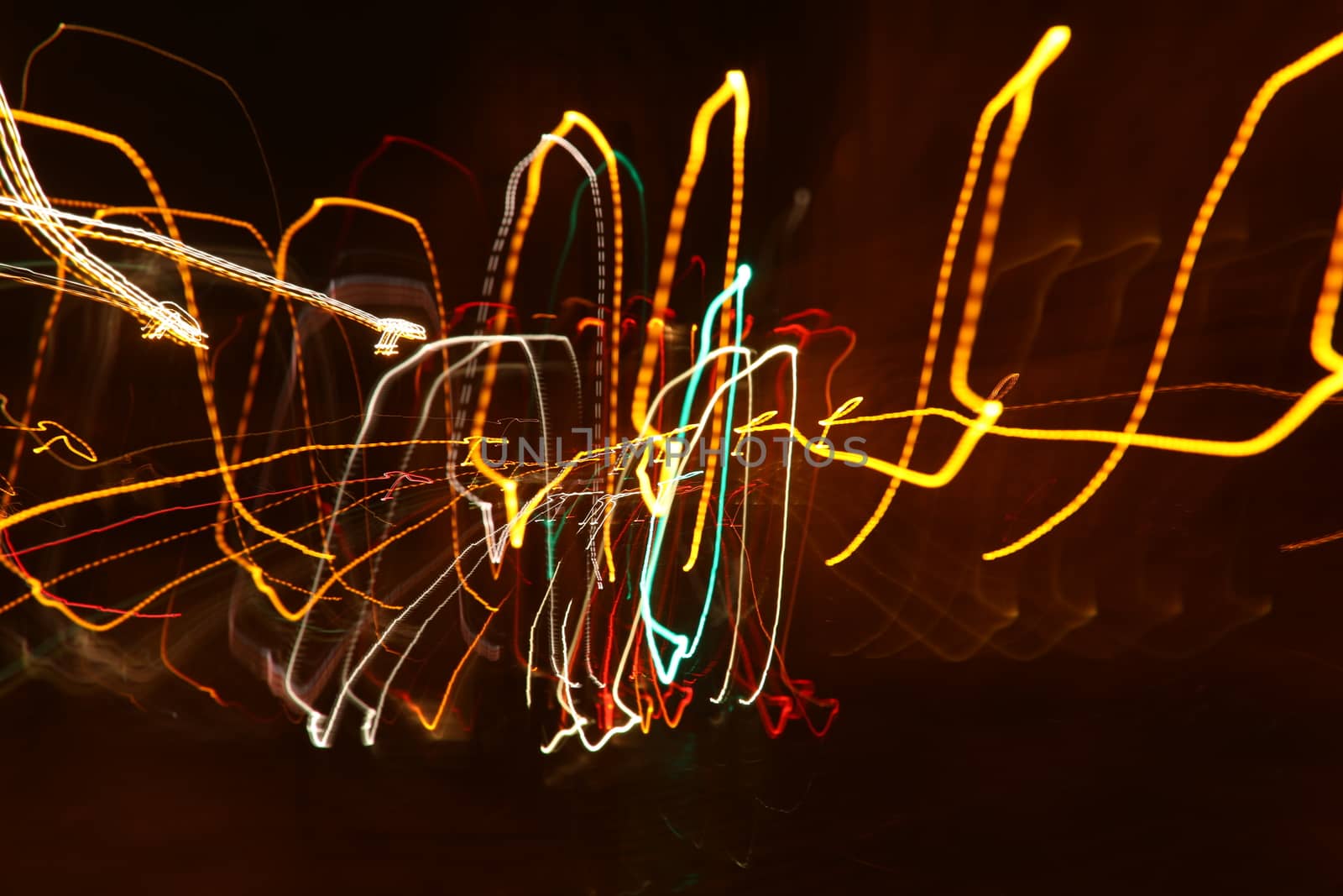 Abstract Blur lights texture closeup