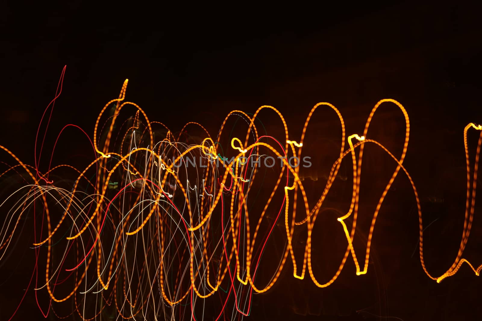 Abstract Blur lights texture closeup