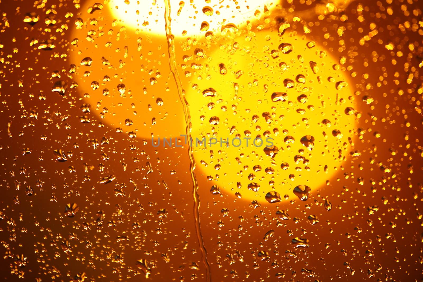 Rain Drops on a Glass