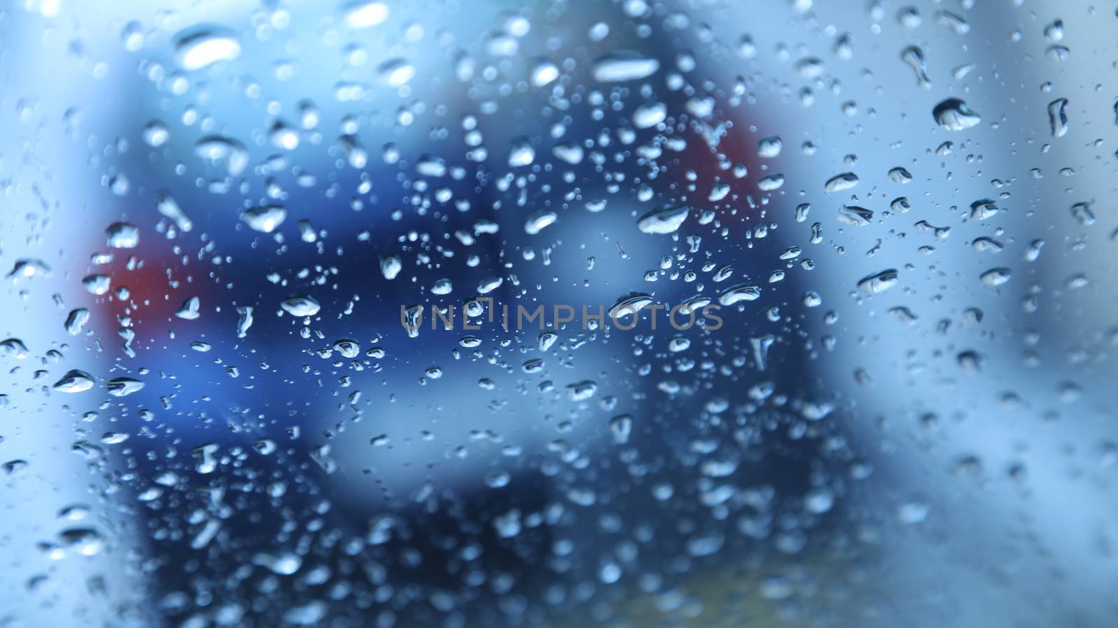 Rain Drops on a Glass