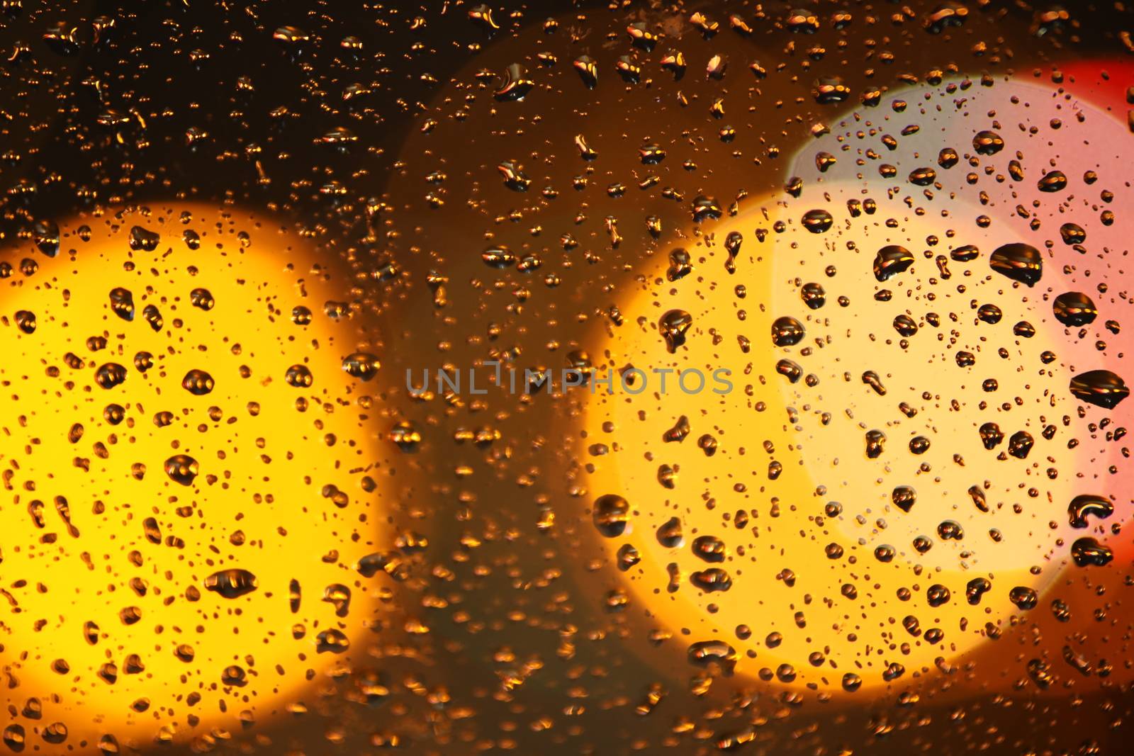 Rain Drops on a Glass