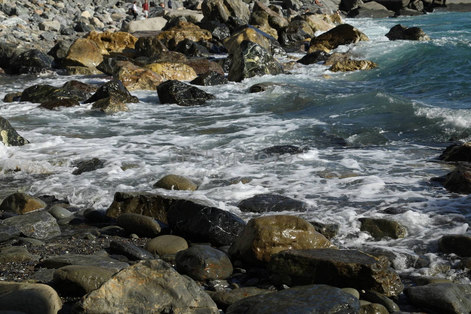 Water waves in the sea