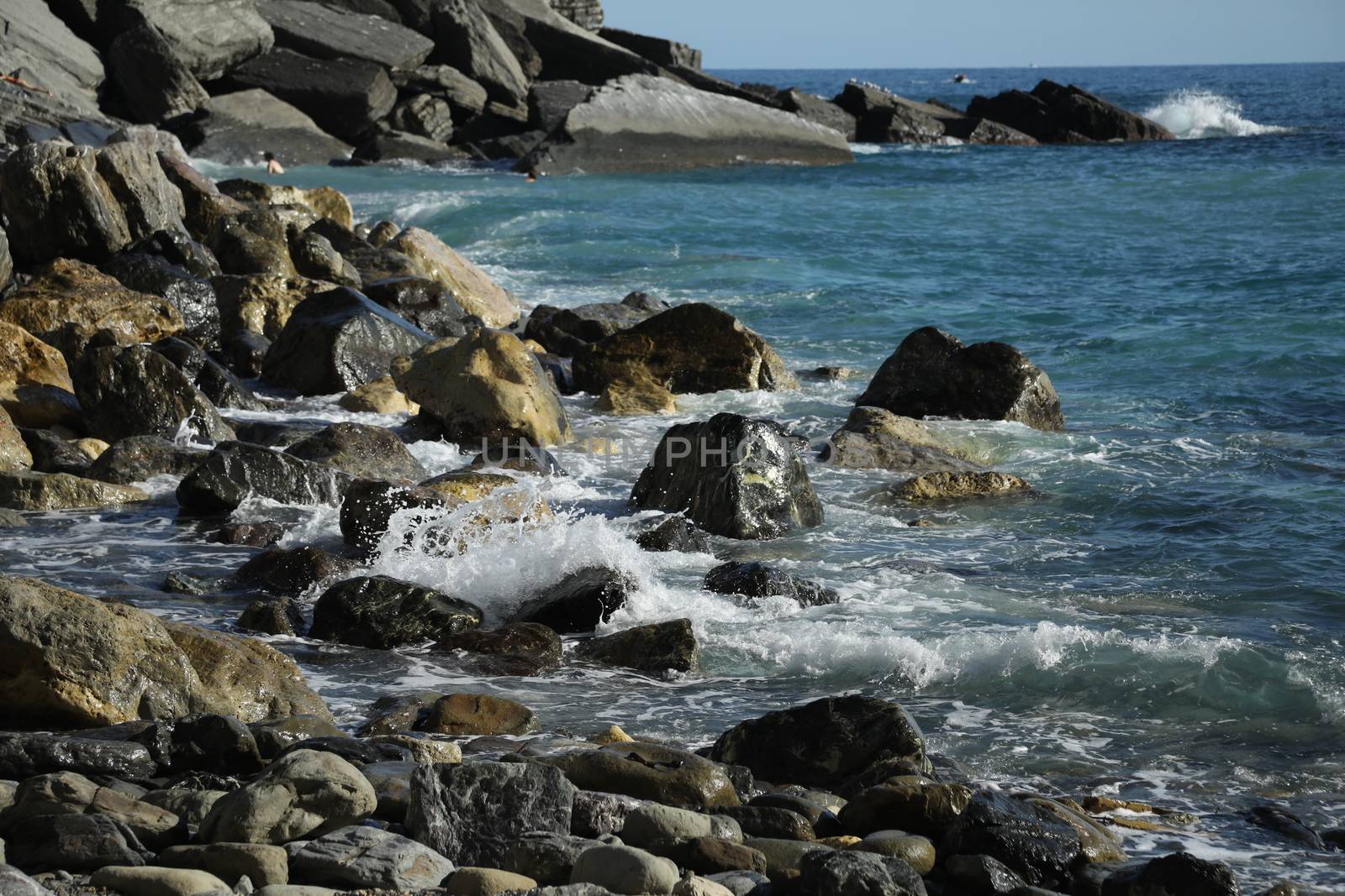 Water waves in the sea