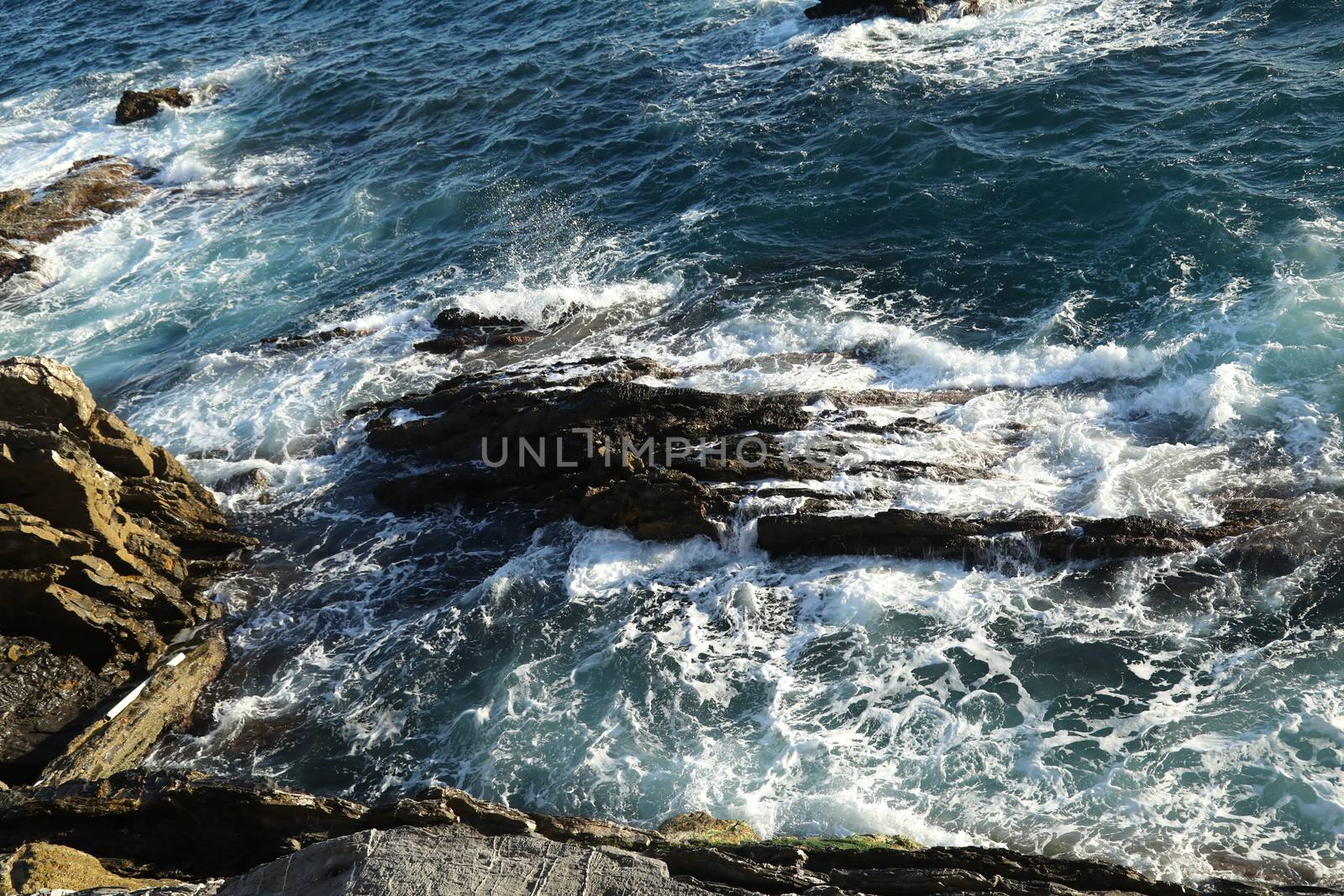 Water waves in the sea