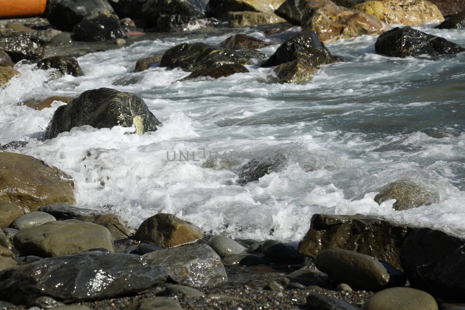 Water waves in the sea
