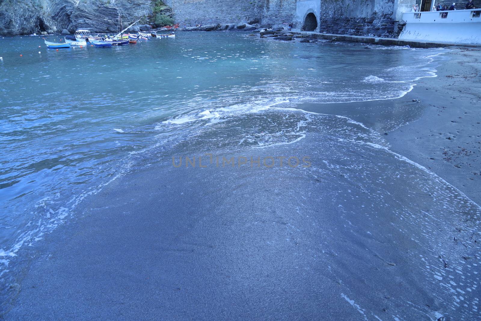 Water waves in the sea
