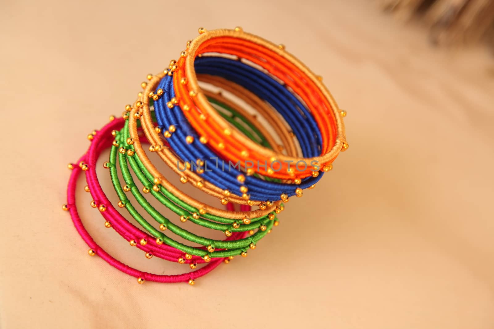 Color  Bangles closeup