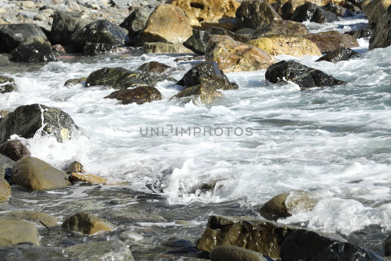Water waves in the sea