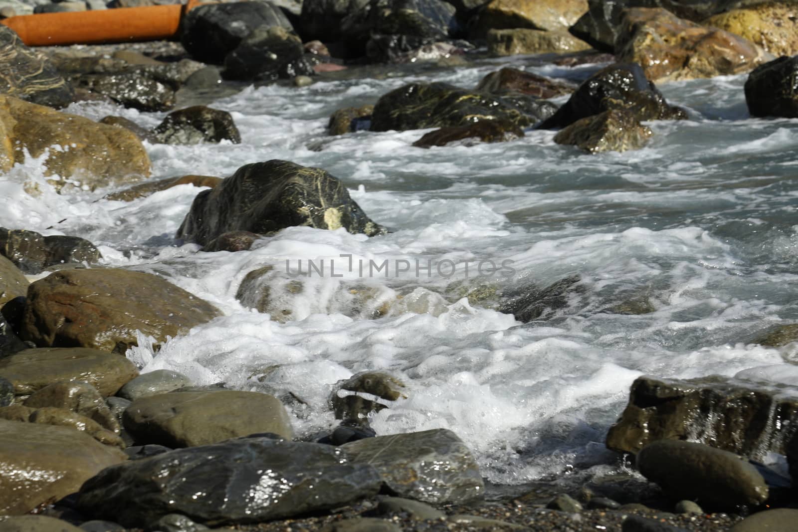 Water waves in the sea