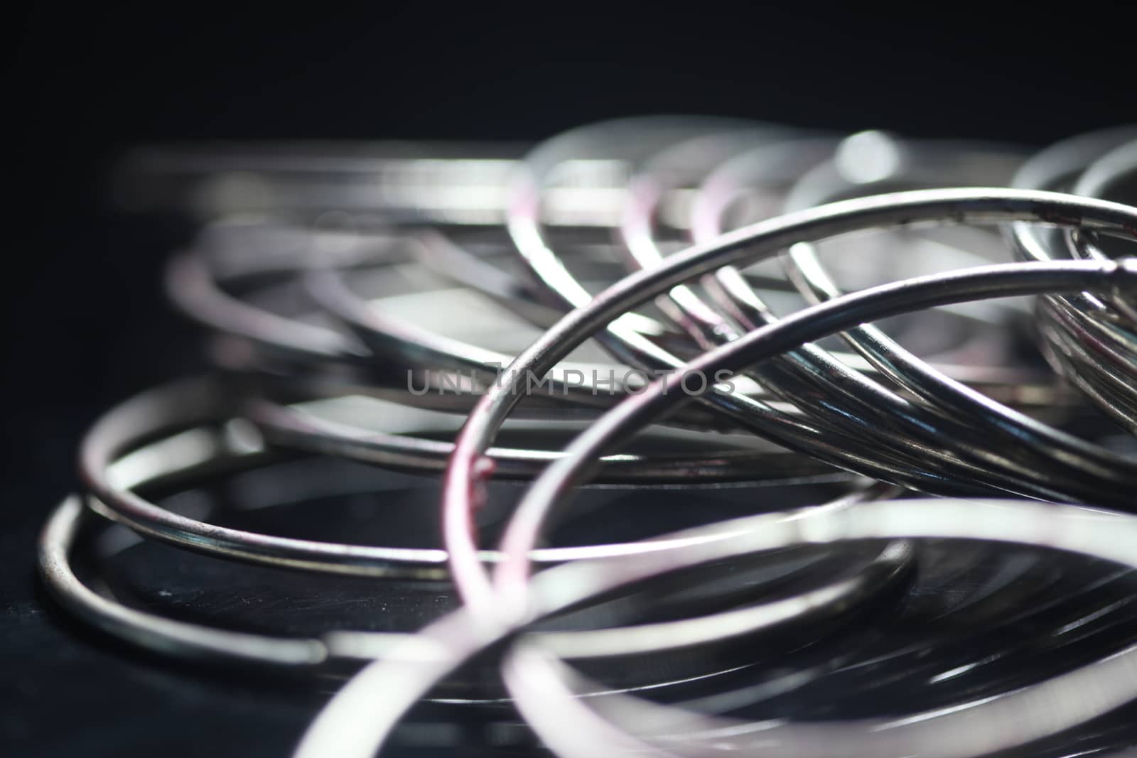 Metal Rings closeup