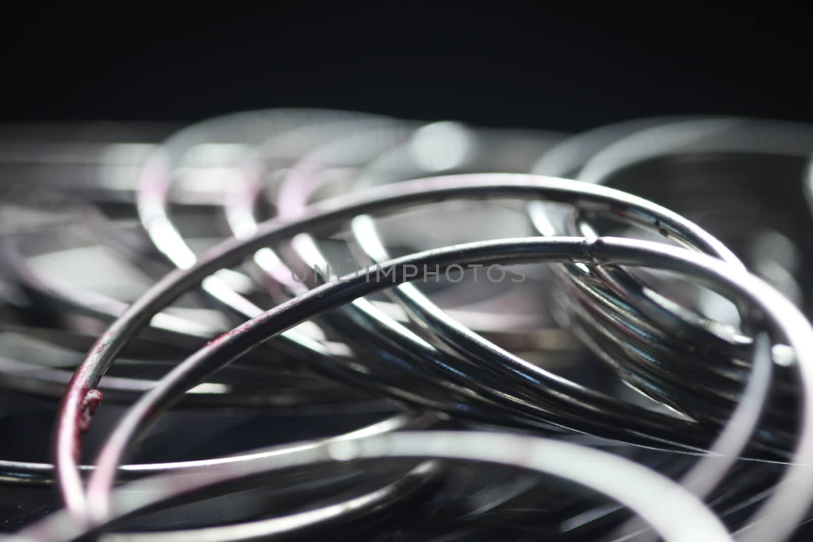 Metal Rings closeup