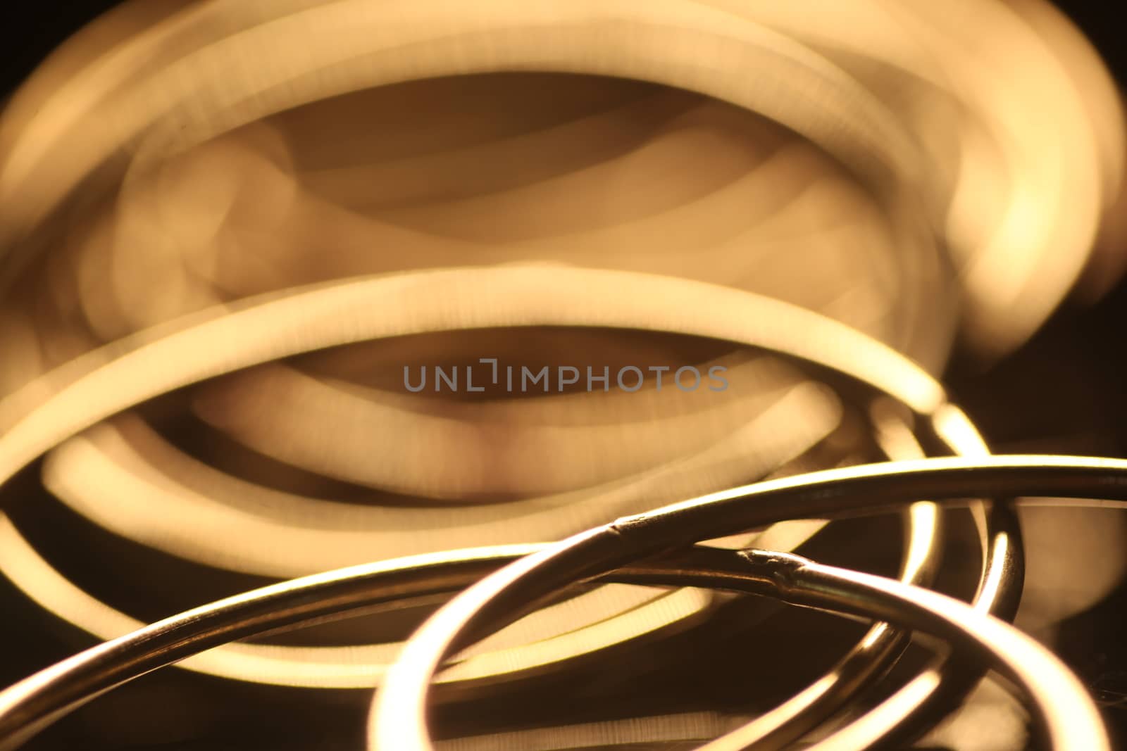 Metal Rings closeup