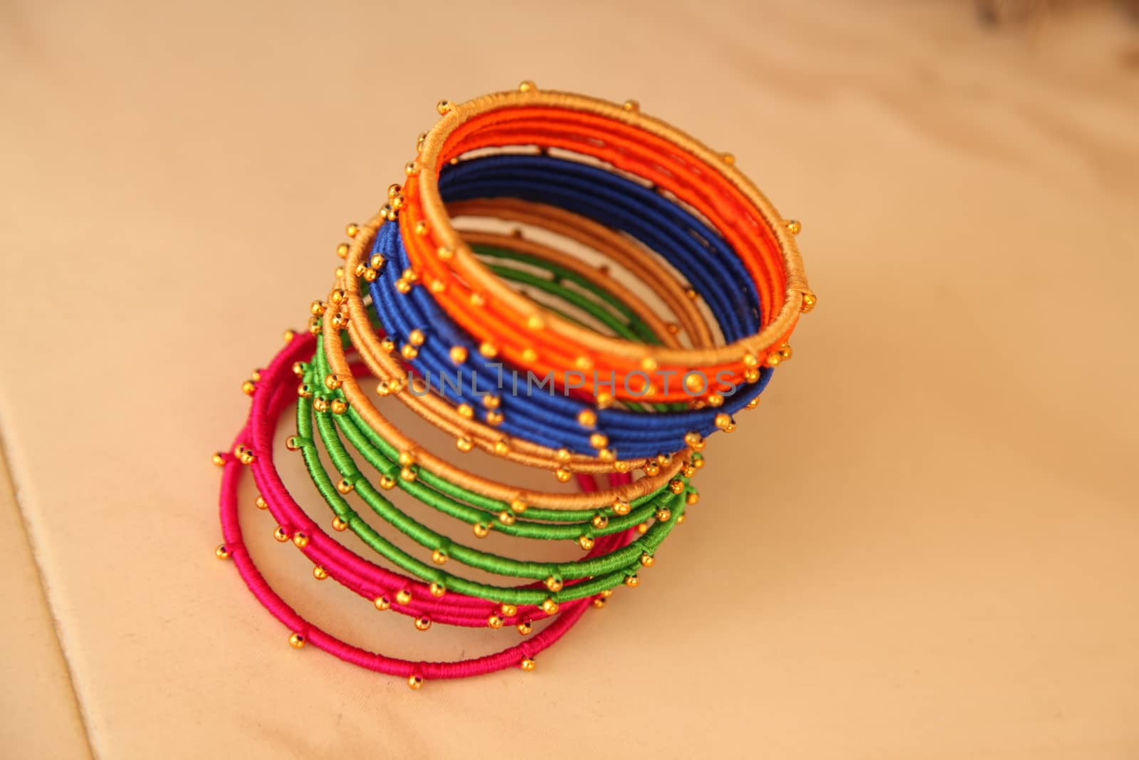 Color  Bangles closeup