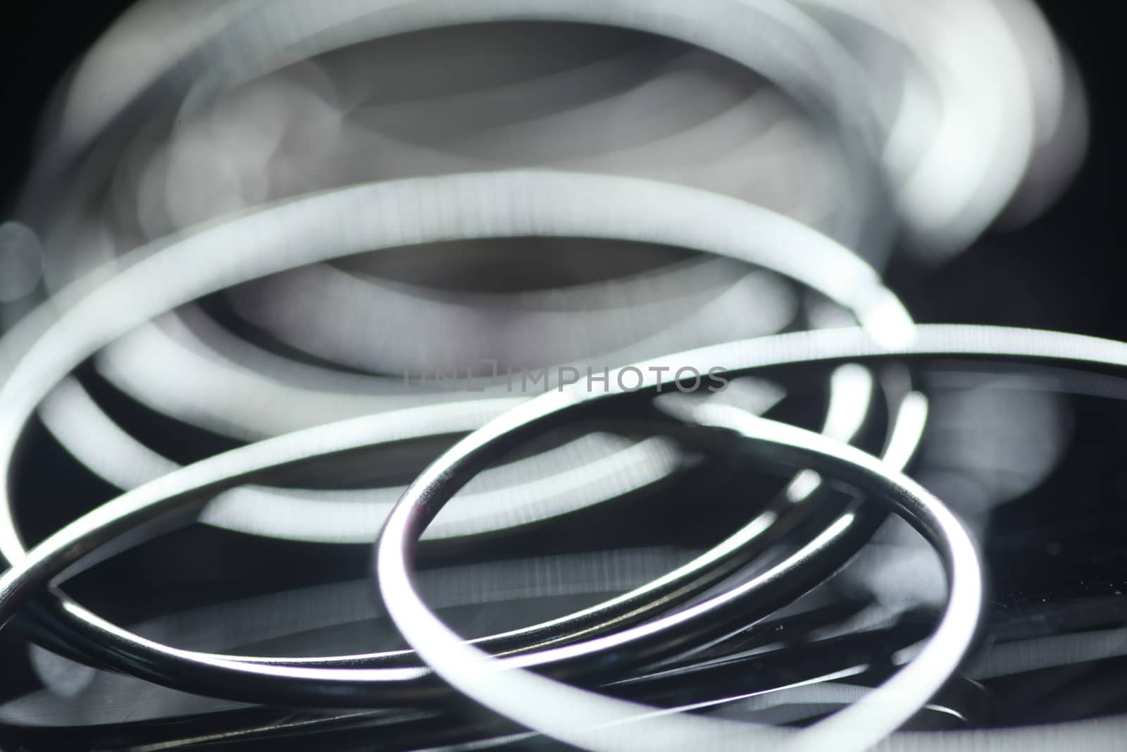 Metal Rings closeup