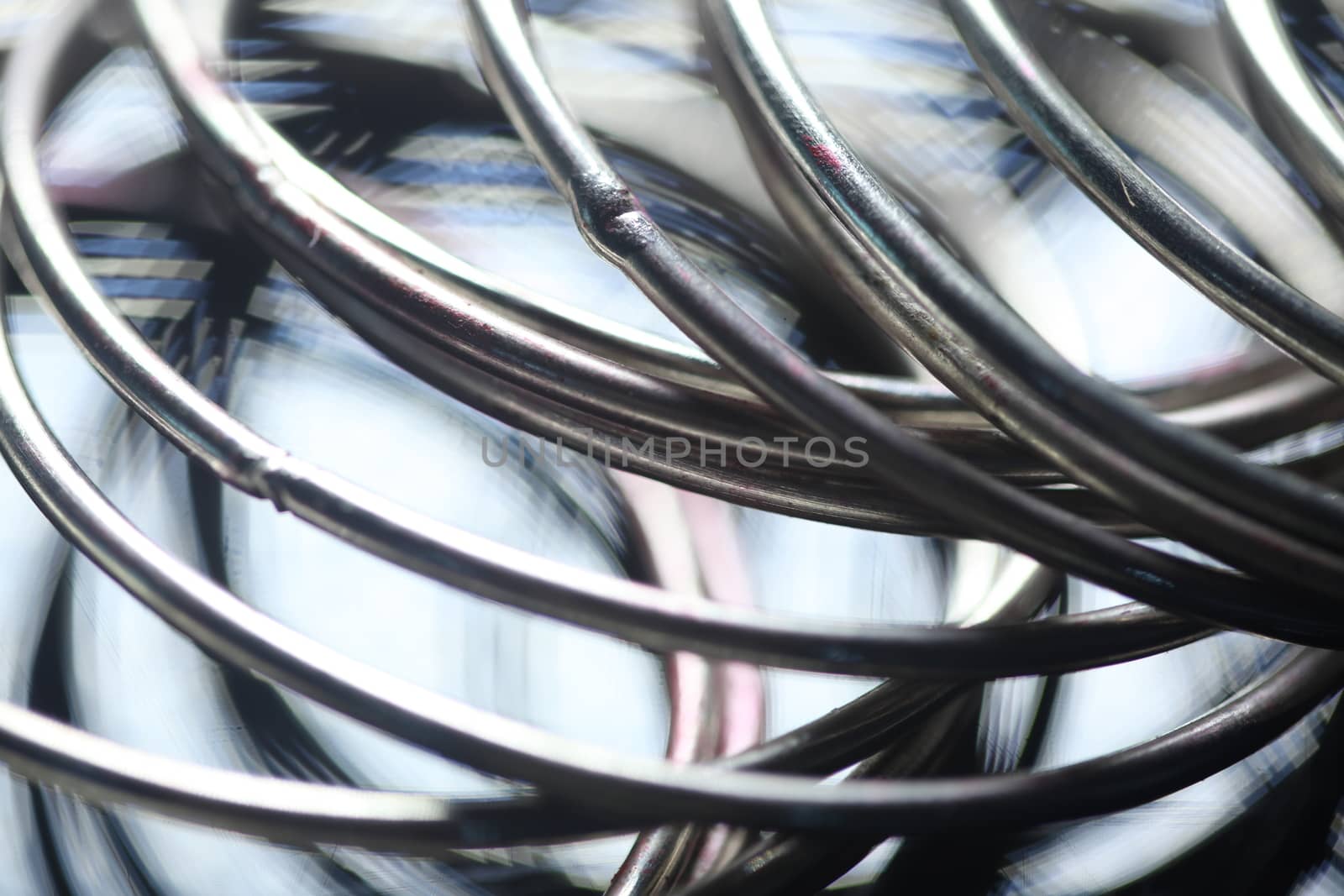 Metal Rings closeup
