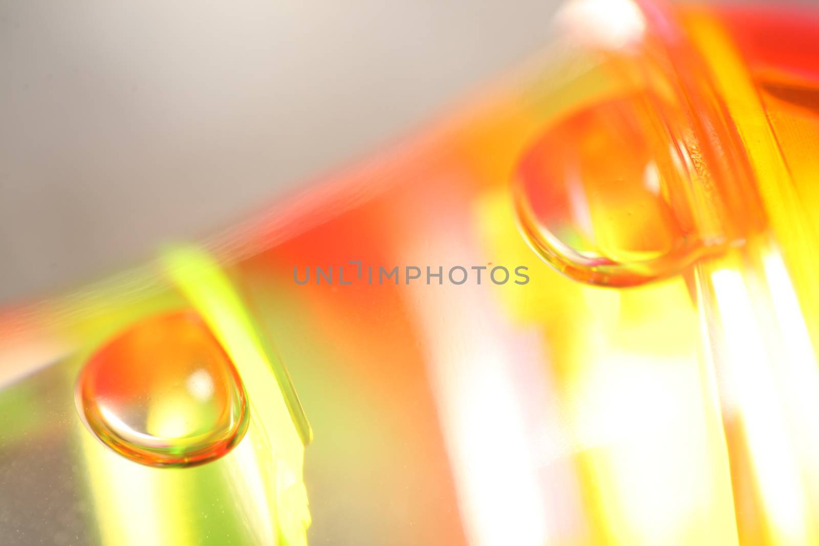 water drops on the glass