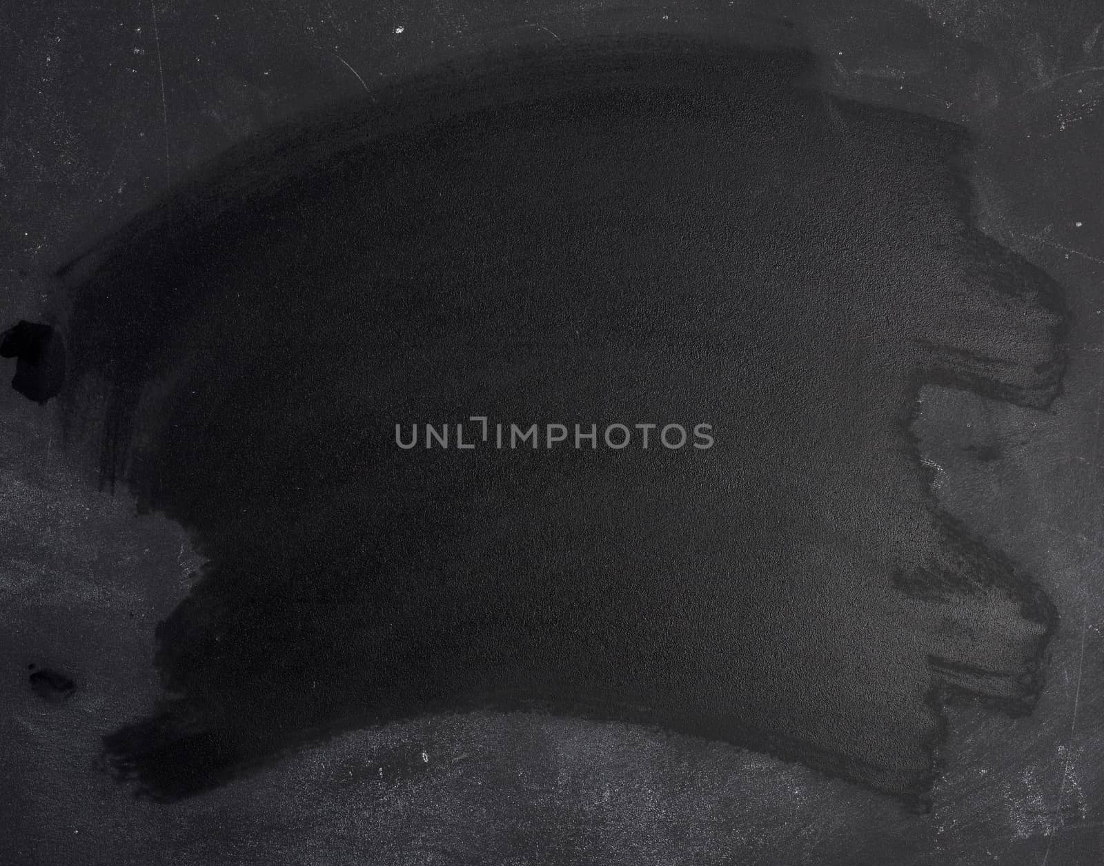 empty wet black chalk board, close up by ndanko