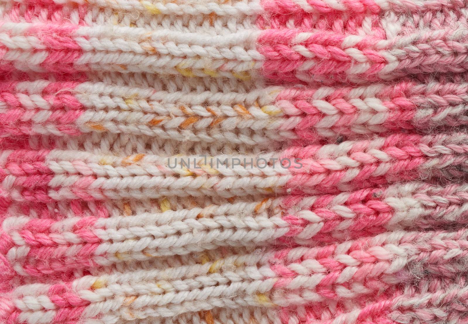 knitted pink texture, full frame, warm woolen clothes, close up