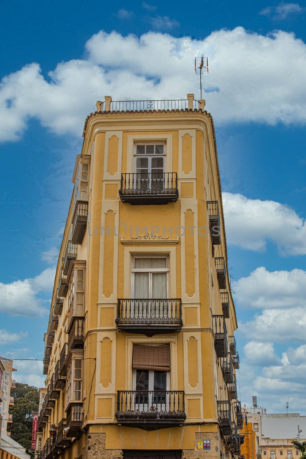 Yellow Stucco Apartments in Cartegena by dbvirago
