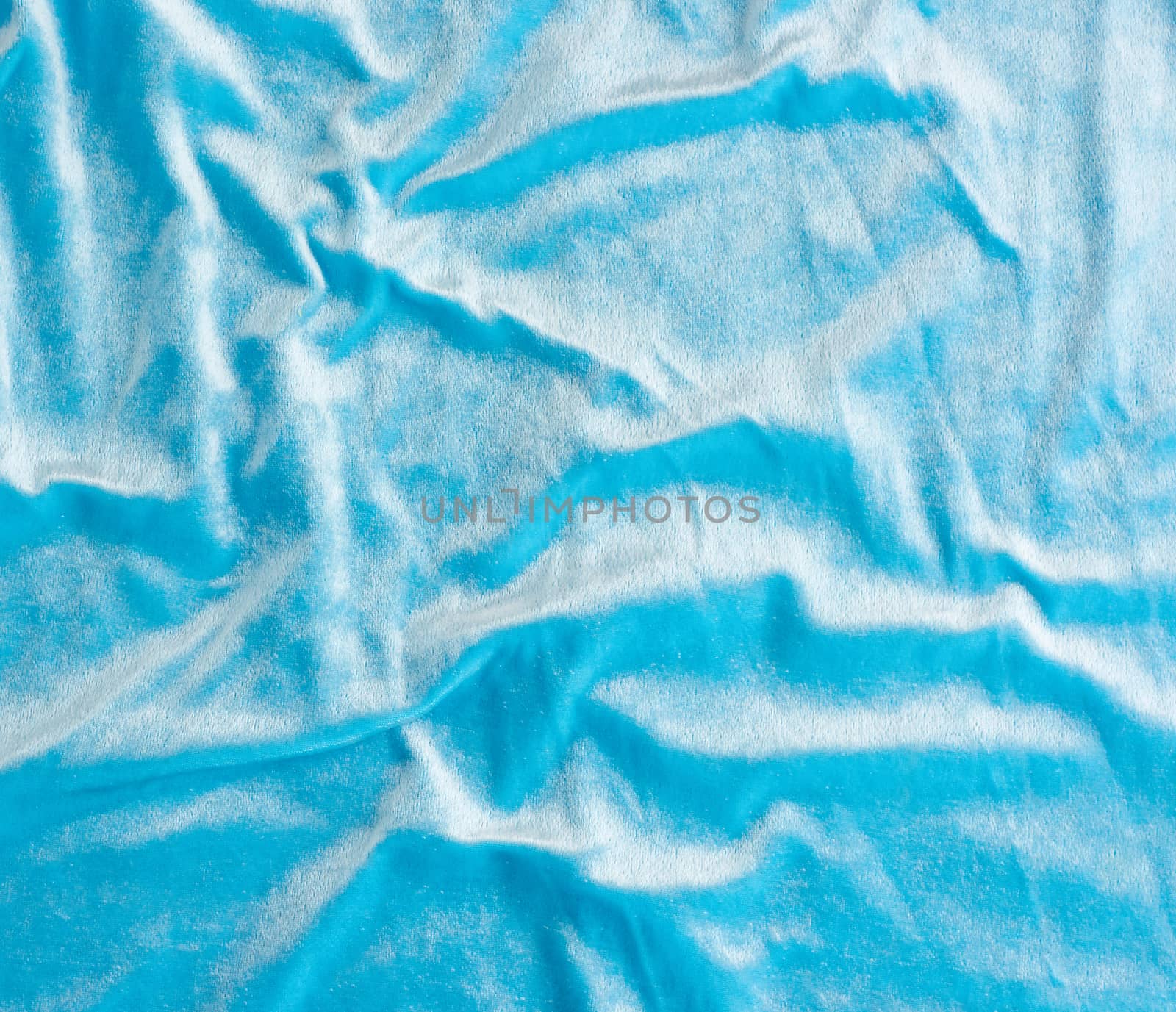 blue velvet texture with waves, element for the designer, full frame. Design template.