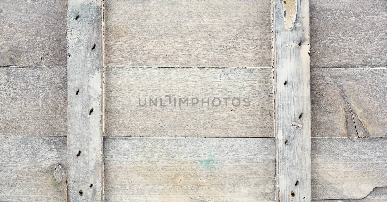 wood texture from boards with shabby white paint, close up