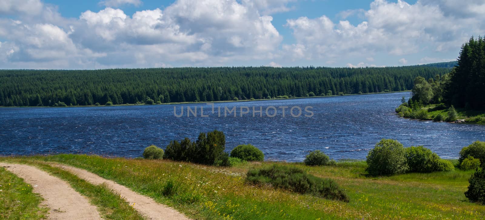 lake of charpal ,lozere,france by bertrand