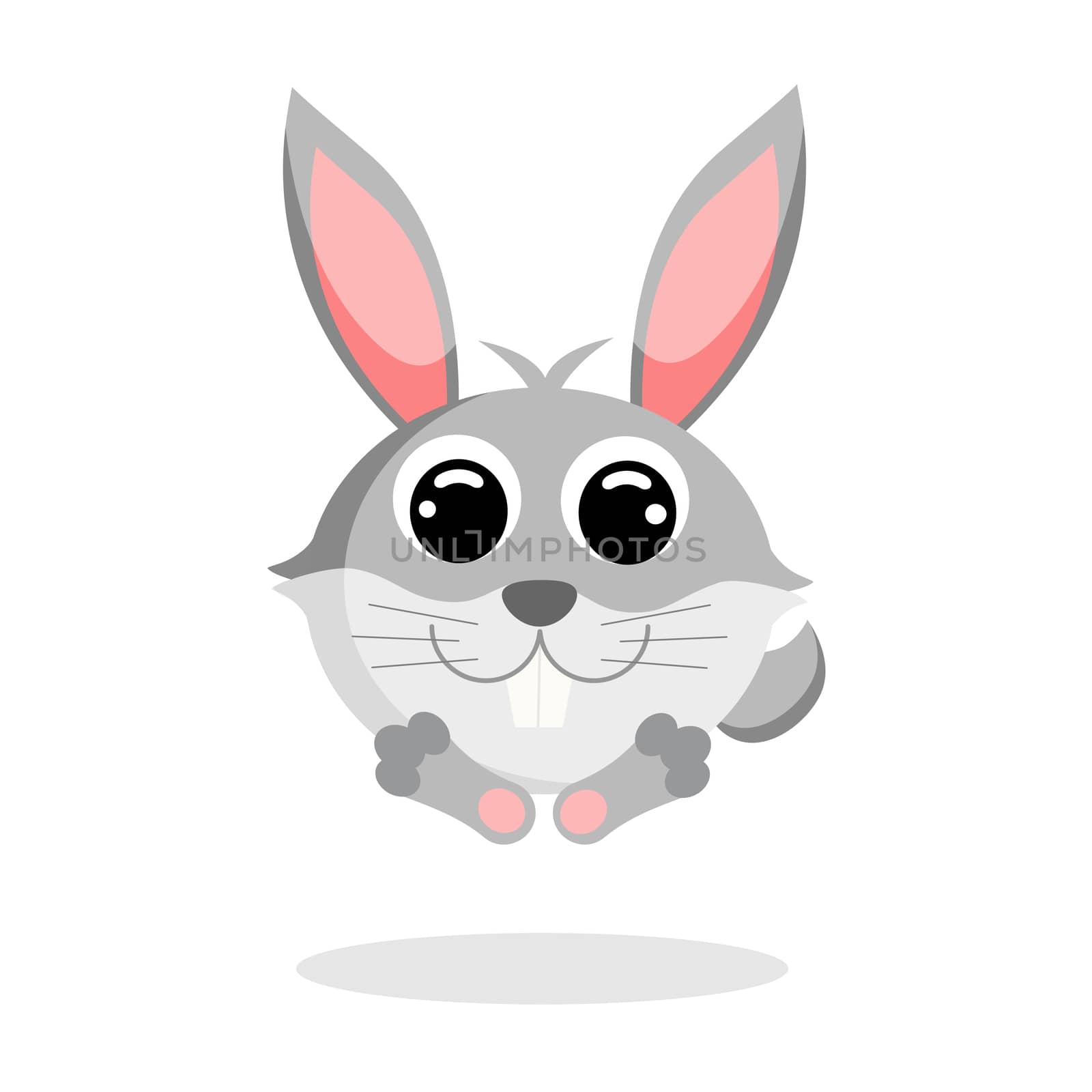 hare flat vector by Melnyk