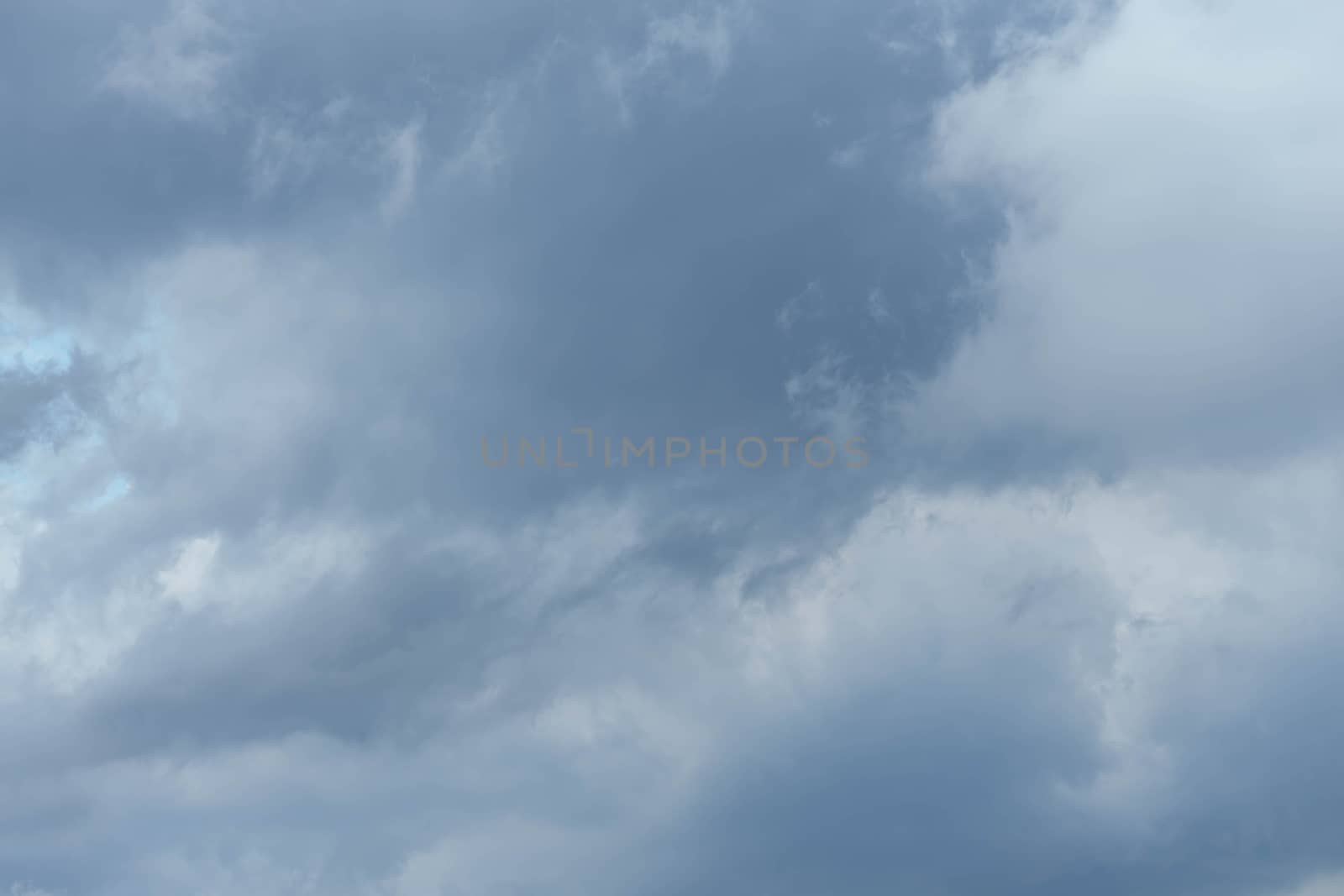 Cloudy stormy in the rainy season