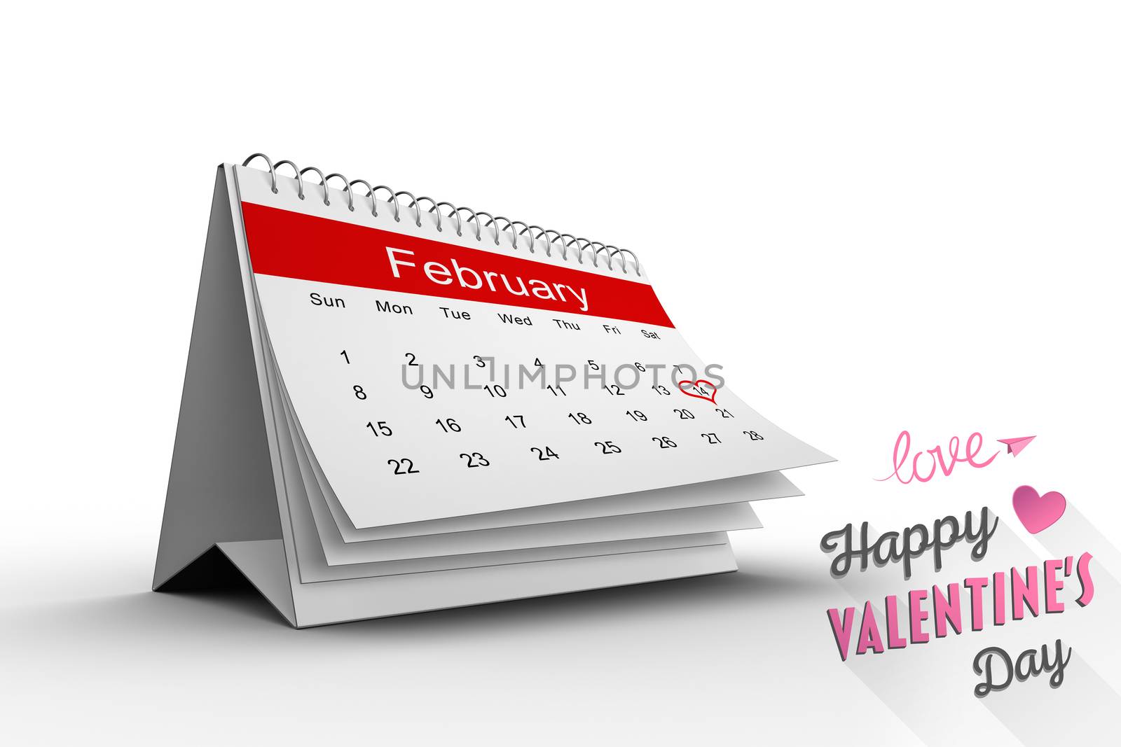 Composite image of cute valentines message by Wavebreakmedia