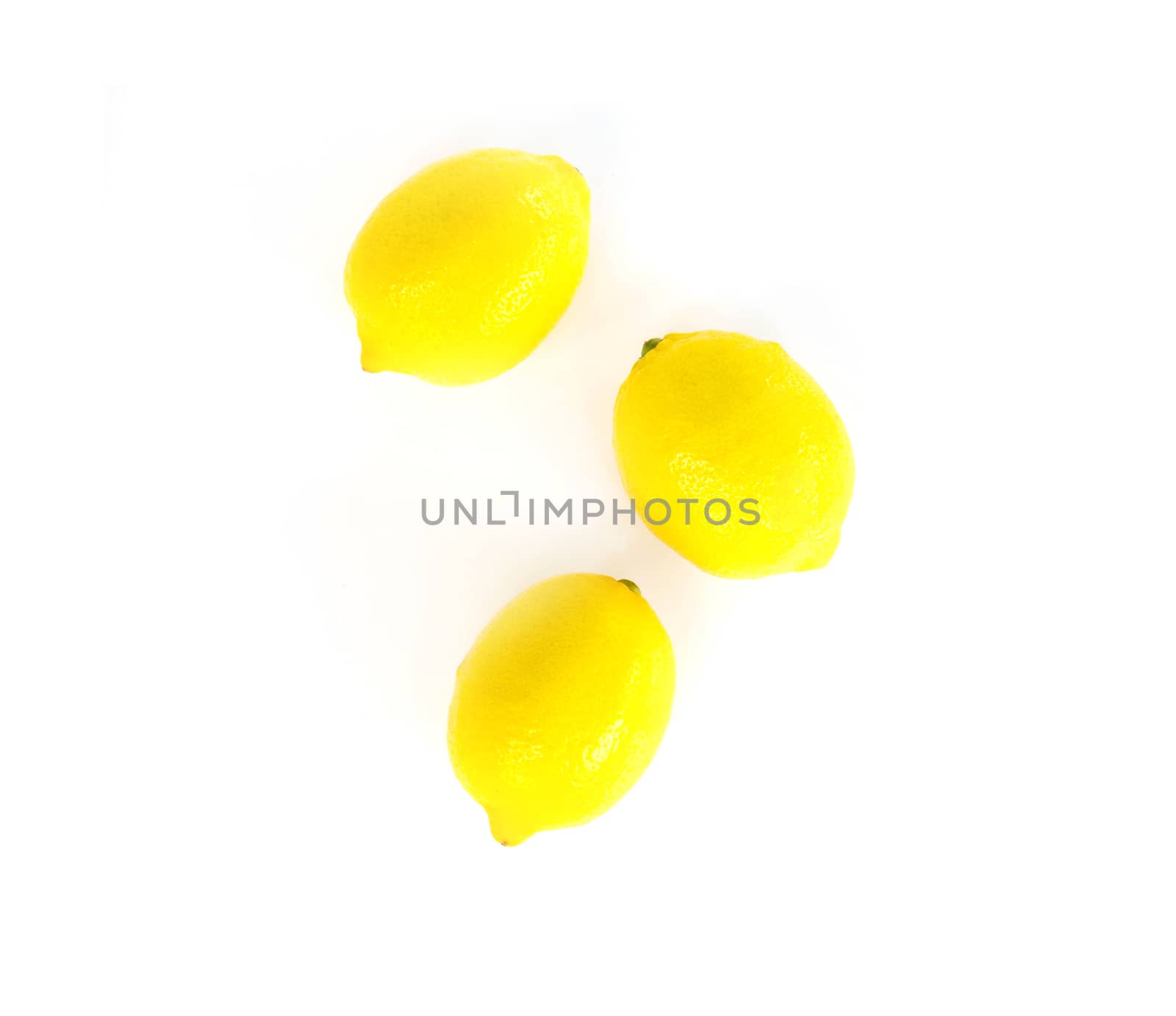 Closeup fresh lemon fruit isolated on white background, food and healthy concept