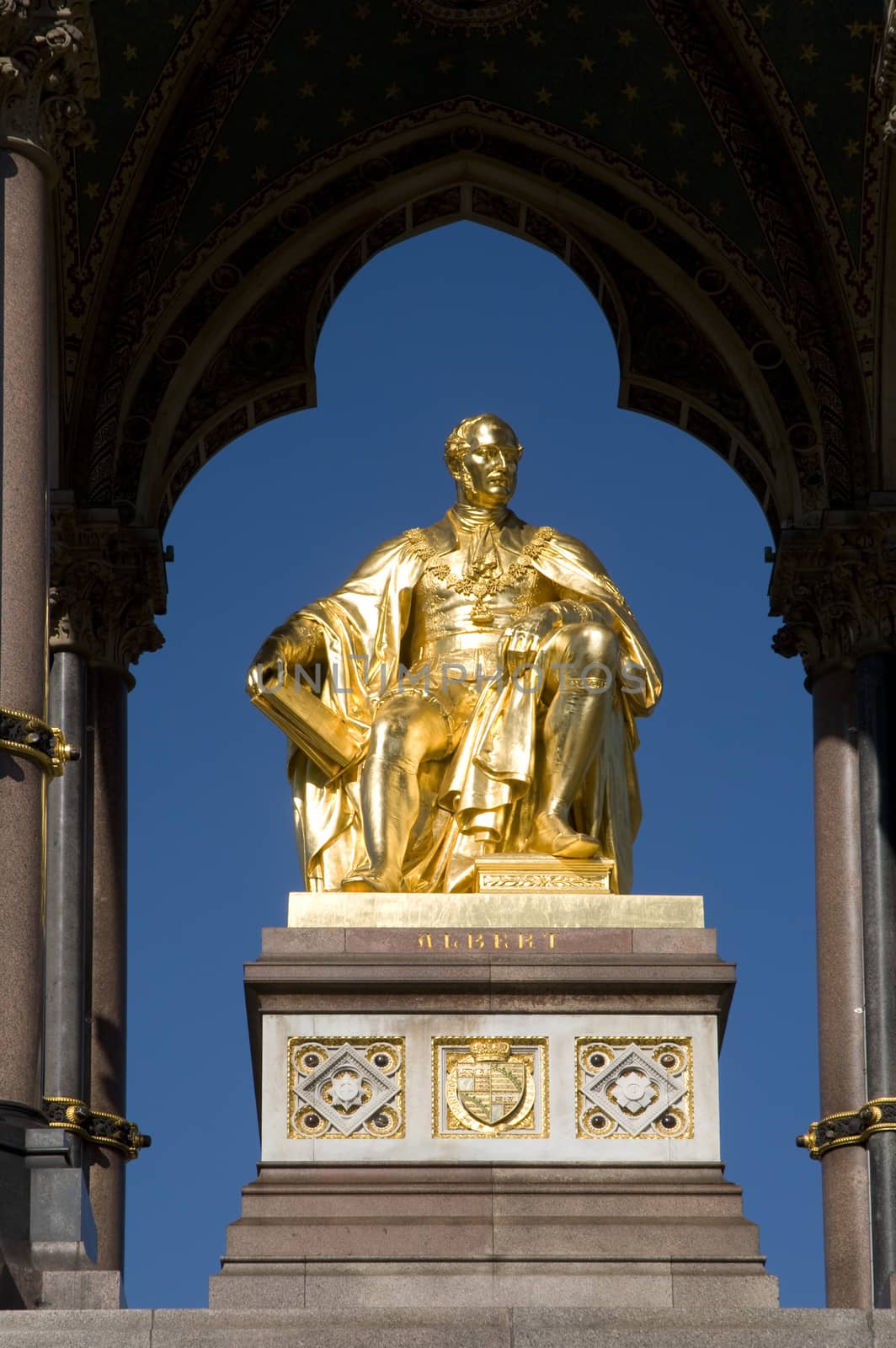 Statue of Prince Albert in the Albert Memorial